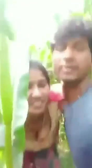 With lover in jungle