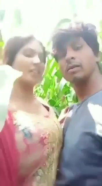 With lover in jungle