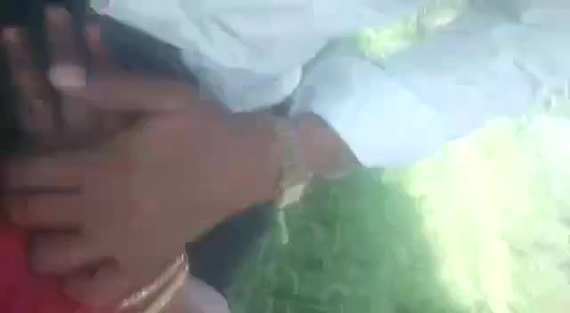 Couple outdoor having