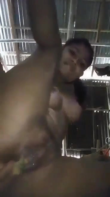 Horny Girl Masturbating with Banana