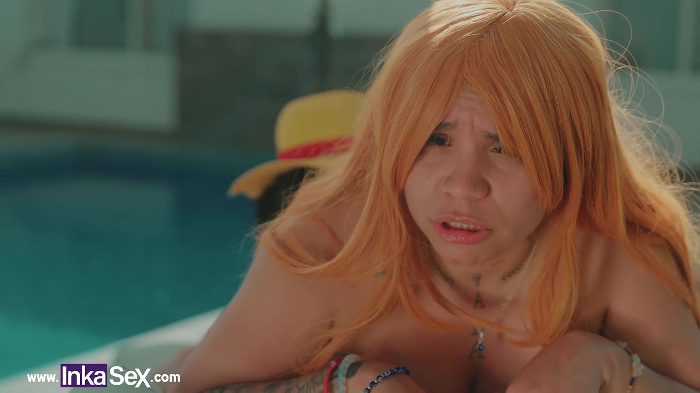 Cosplay – Nami SUPER TETONA es follada por Luffy dentro de su tripulación en busca del ONE PIECE.