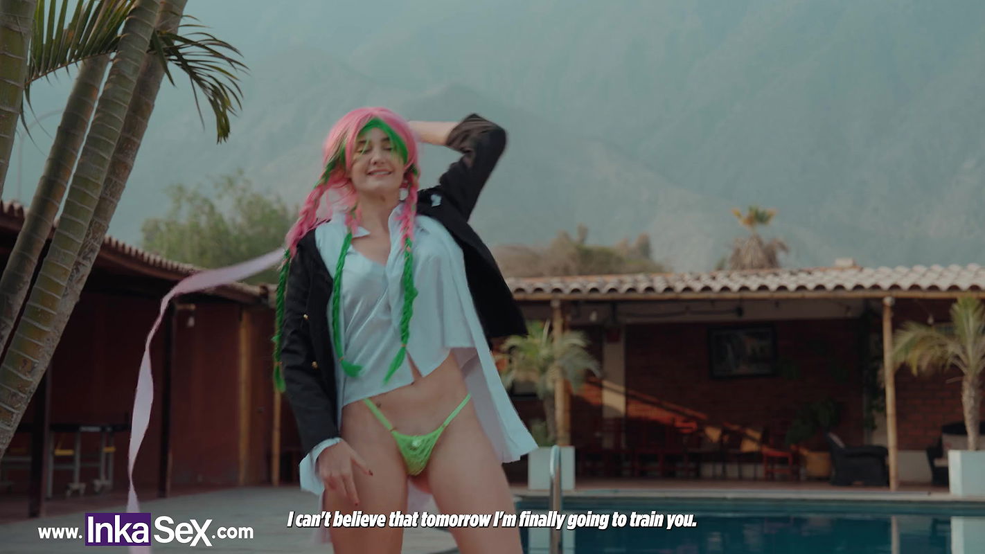 Demon slayer – Tanjiro gives Mitsuri anal training to become a pillar