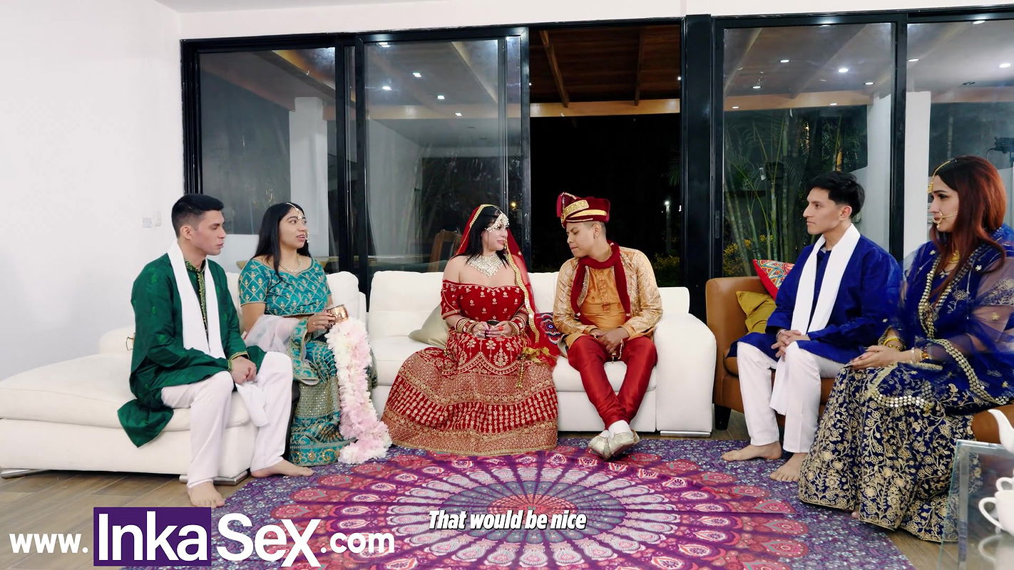 Hindu Wedding Chudai Ends In Orgy