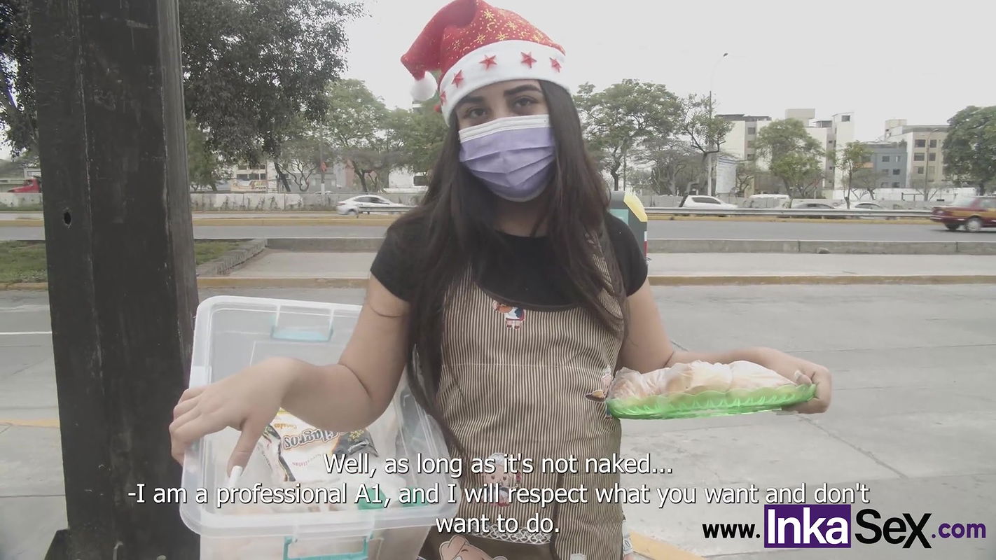 On the eve of Christmas, Latina streetwalker gets her piece of meat