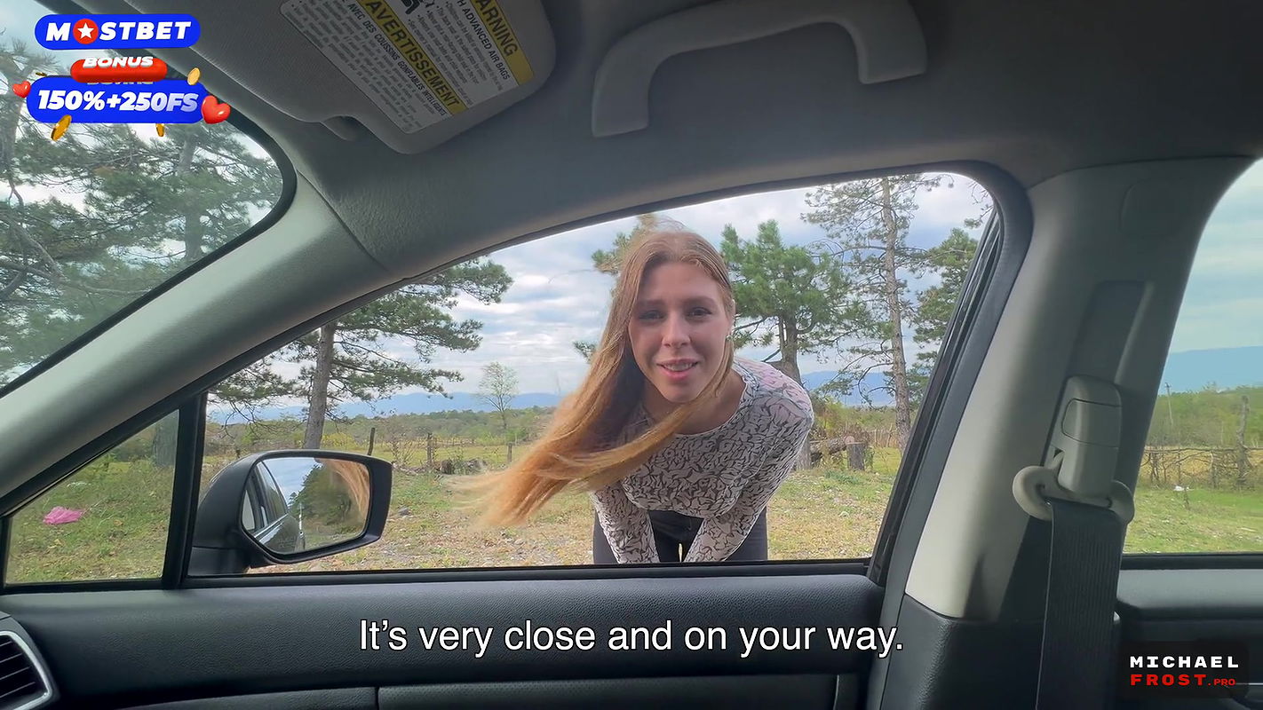 Hot Hitchhiker With Amazing Ass And Tits Paid The Ride By Sitting On Dick With Her Anal Hole