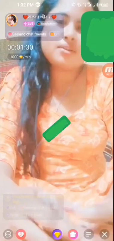 Bengali hot girl 121 chamet with full face private