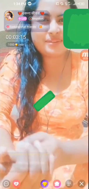 Bengali hot girl 121 chamet with full face private