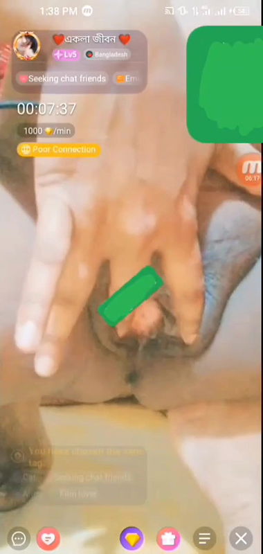 Bengali hot girl 121 chamet with full face private