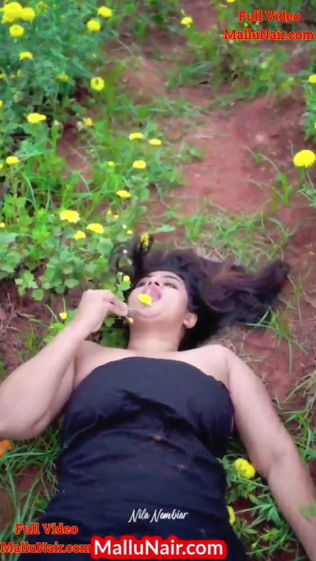 Nila Nambiar having fun in field