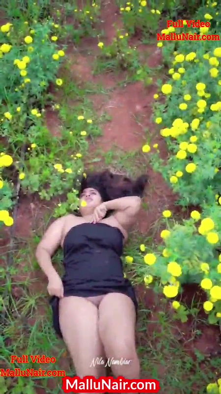 Nila Nambiar having fun in field