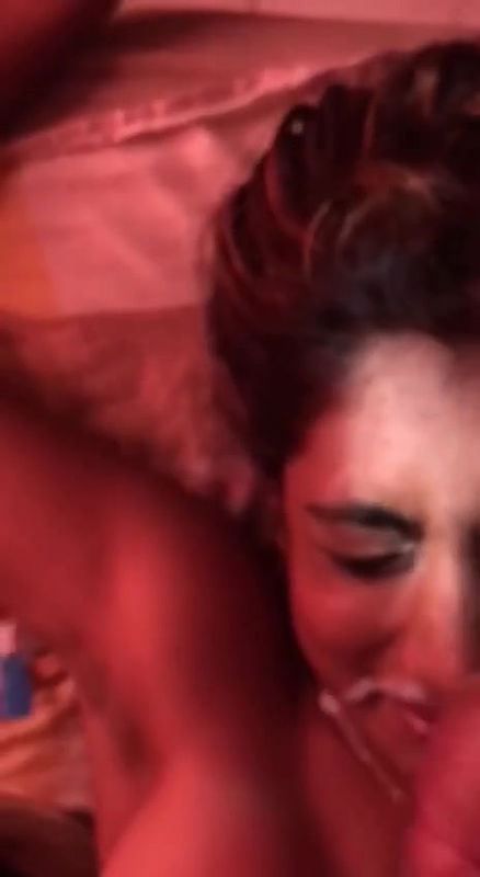 Taking cumshot on face