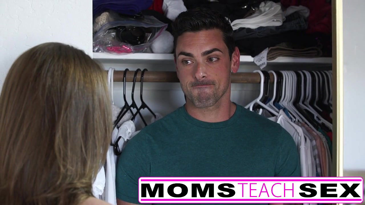 Teen caught masturbating turns hardcore with stepmom