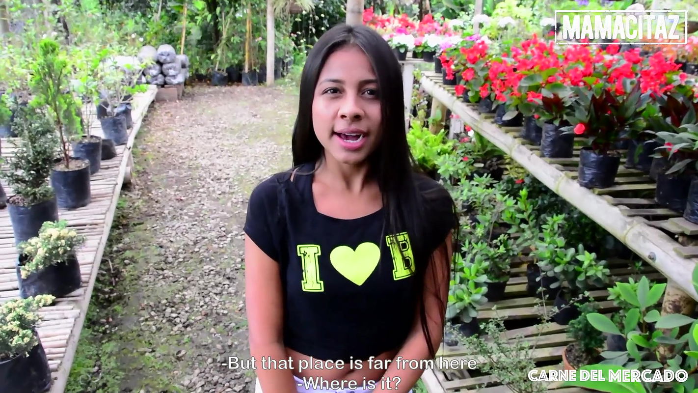 CARNE DEL MERCADO – Curious Latina Picked Up For Her First Porn Full Scene