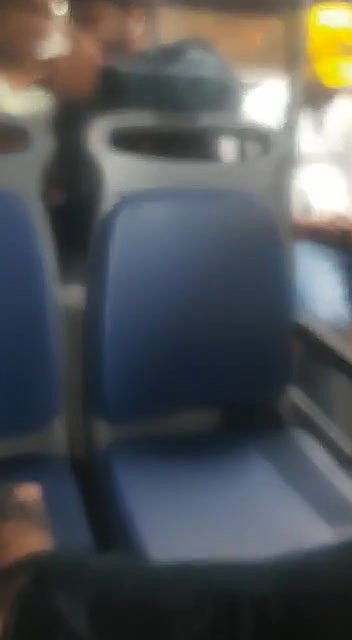 Giving handjob in dtc bus