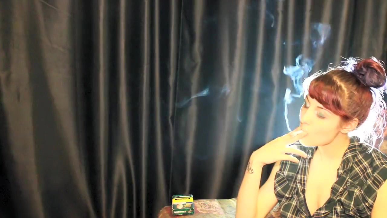 Cute Teen Smoking All Whites