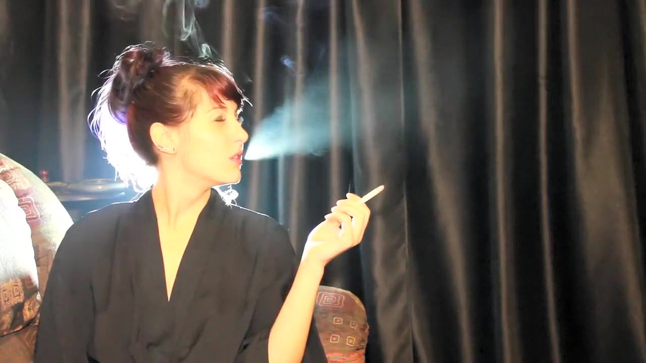 Cute Teen Smoking All Whites