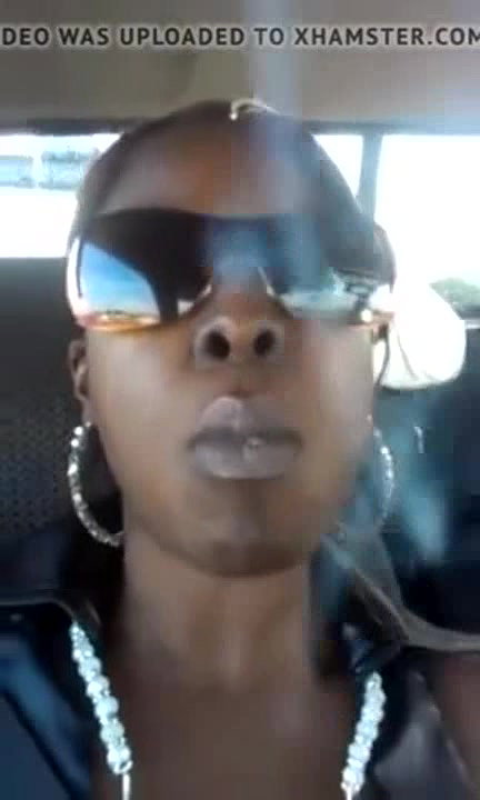 Ebony Car Smoking