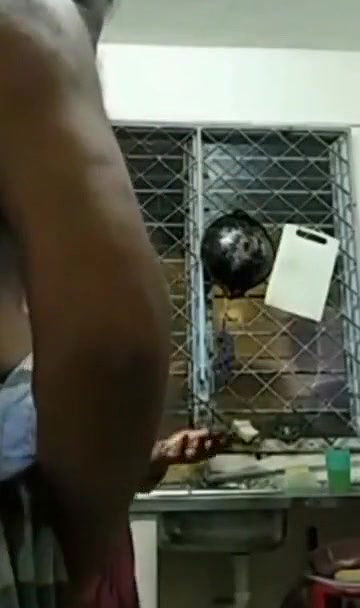 Old Uncle Fucking Maid in Kitchn