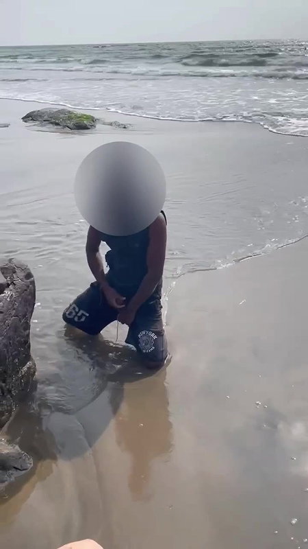 Indian Daring Wife showing pussy in public & Stanger jerking of to her