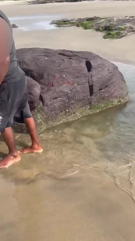 Indian Daring Wife showing pussy in public & Stanger jerking of to her