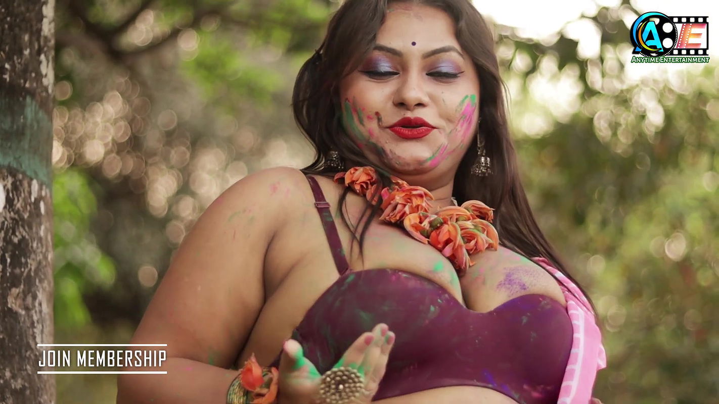 Holi Shoot Bold Saree Shoot Hot Saree Shoot Healthy Chubby Model Exclusive Hot Navel Show