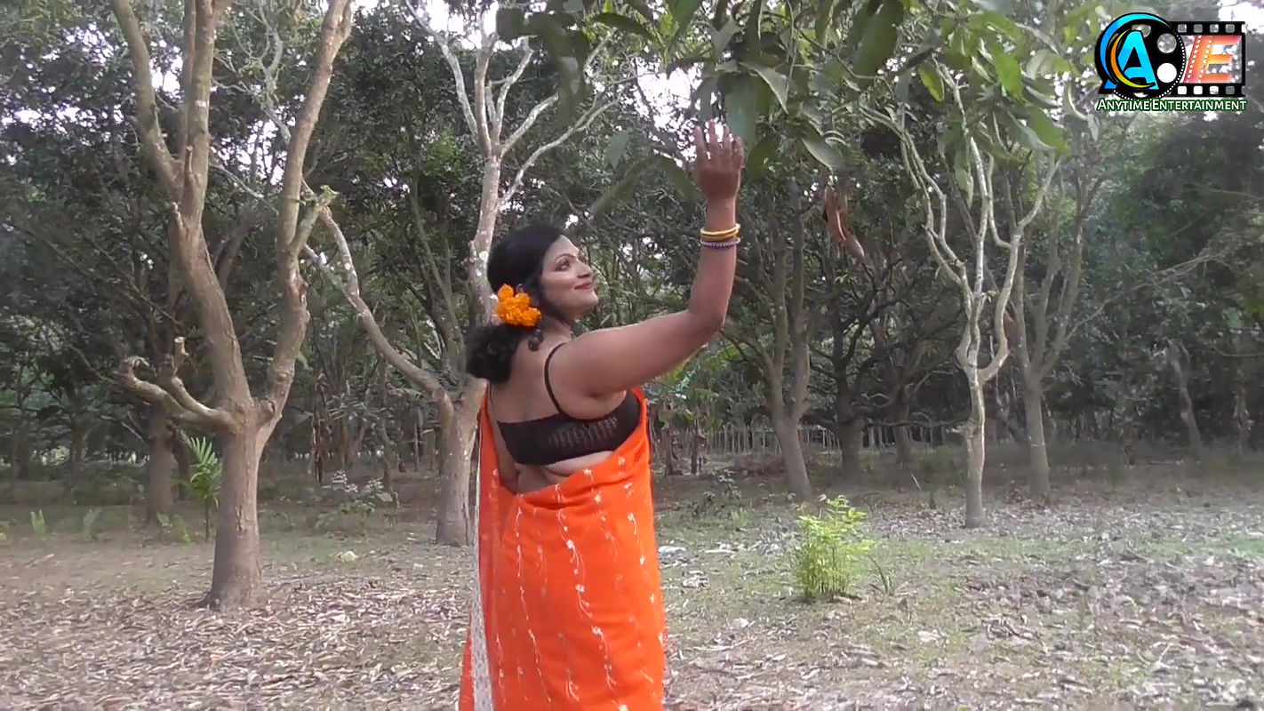 RASHI । Saree Shoot । Saree Lover । Orange Saree । High Fashion । Anytime Entertainment