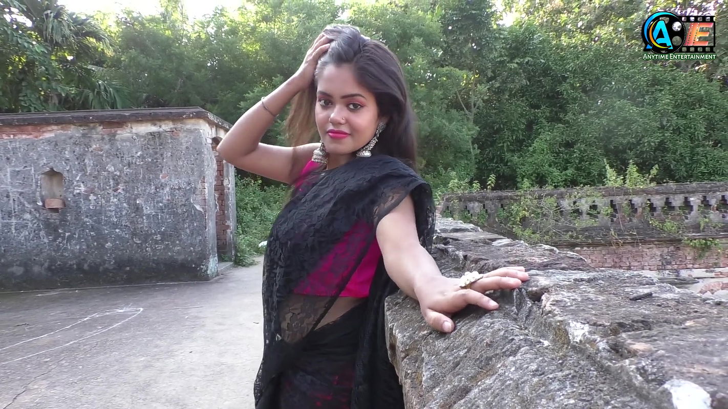 black net saree rupsha high fashion navel saree @bong style beauty bong navel show girl