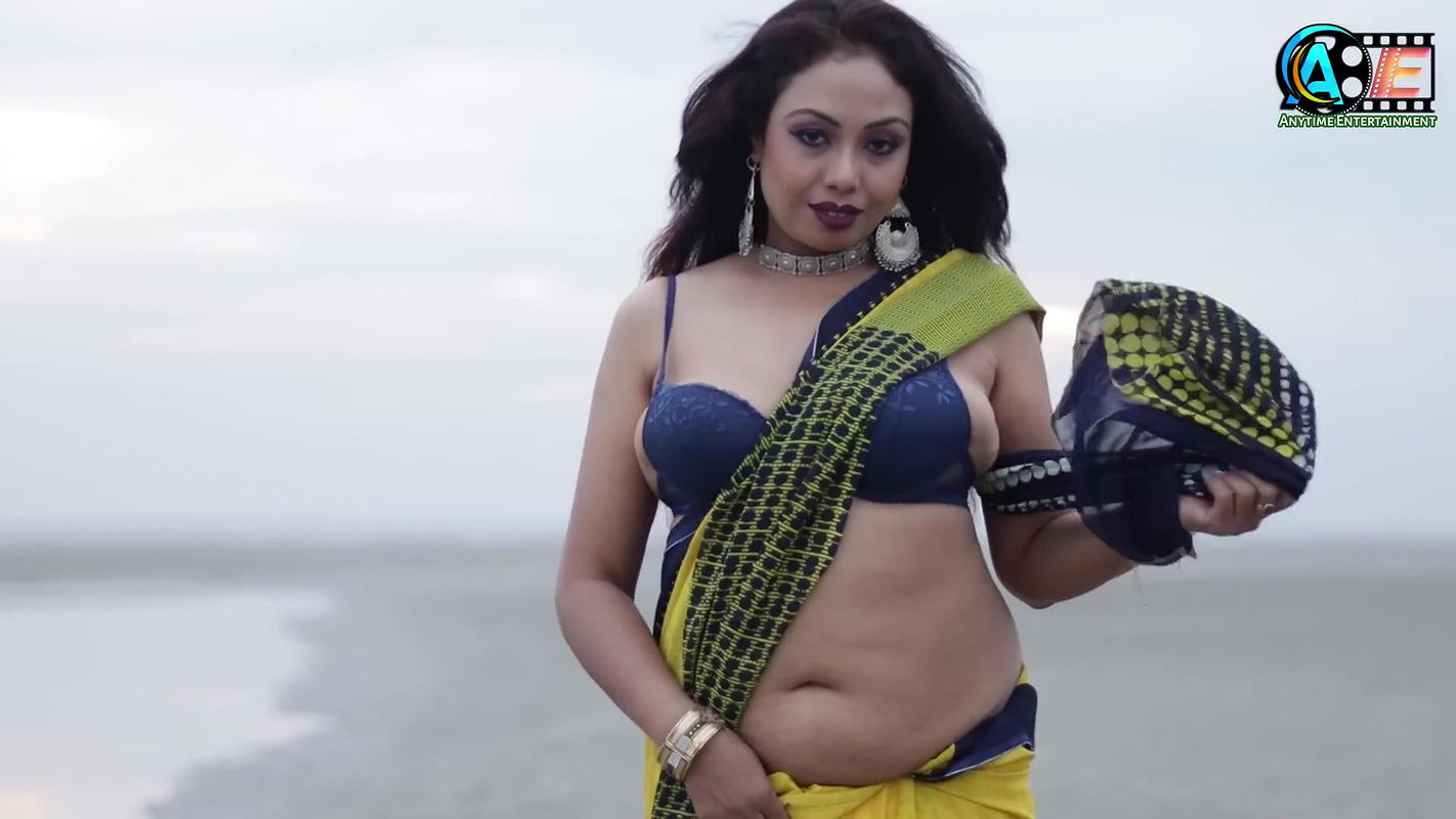 Bold Saree Shoot Hot Saree Shoot Healthy Chubby Model Kobita Exclusive Hot Navel Show Video