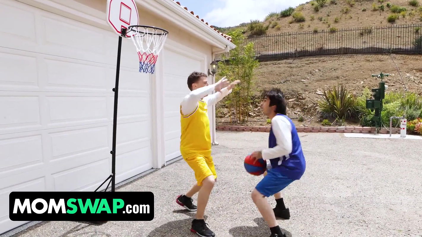 Basketball Game With Slut Stepmoms Leads To A Foursome Fuckfest Orgy – MomSwap