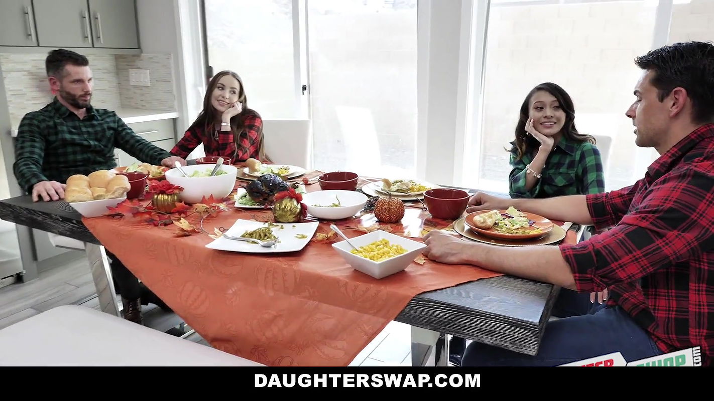 Cute Asian Teen Fucks Her Best Friends Dad On Thanksgiving