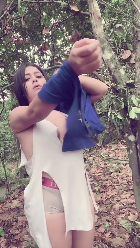 Sexy hot girl dress changing in wild hot boobs show