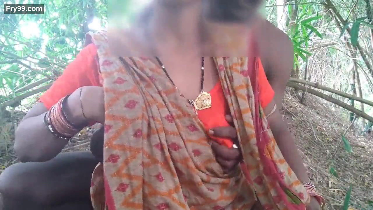 Desi village wife forest fuck in outside