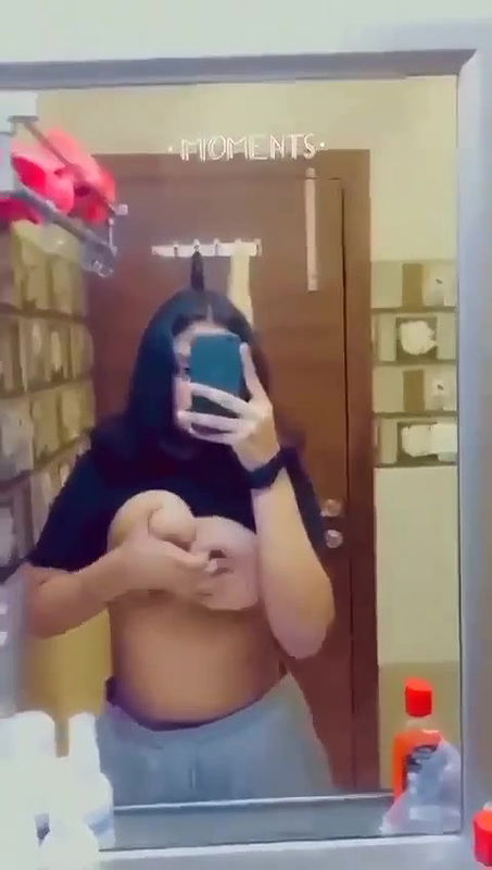 Beautiful Paki Girl Playing With Her Bigboobs