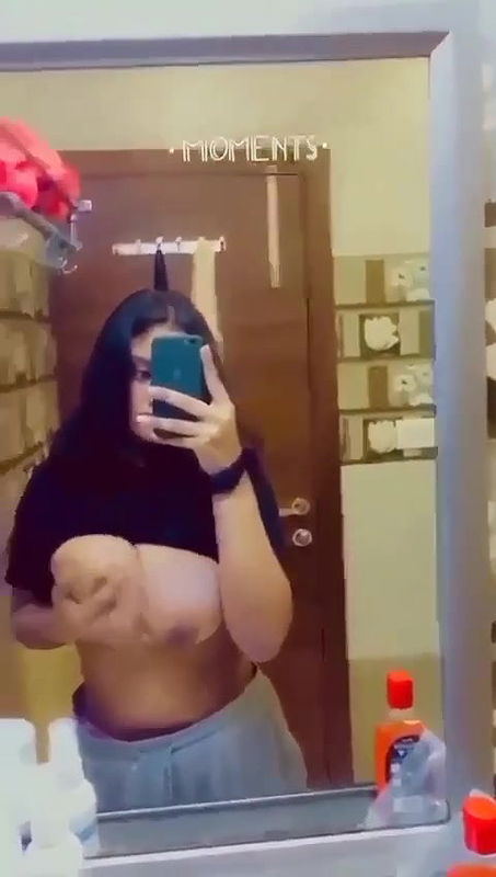 Beautiful Paki Girl Playing With Her Bigboobs