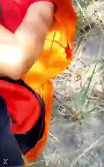 Village wife big pussy show outdoor