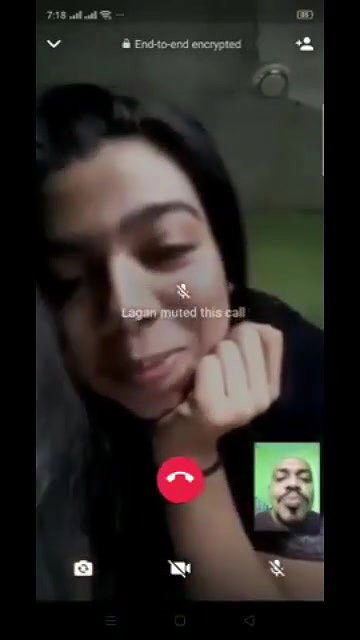 Hot Couple Enjoying on Video Call
