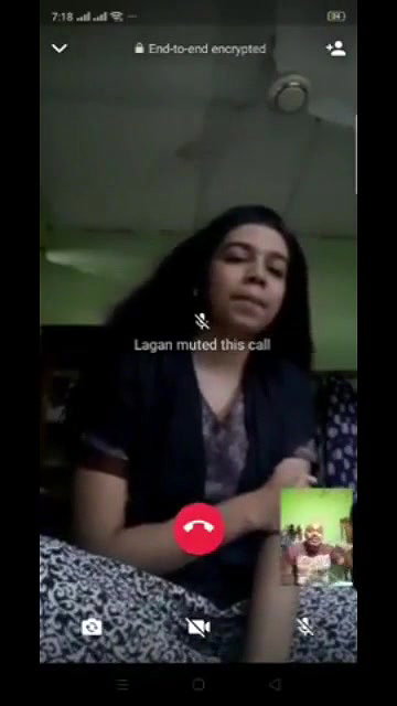 Hot Couple Enjoying on Video Call