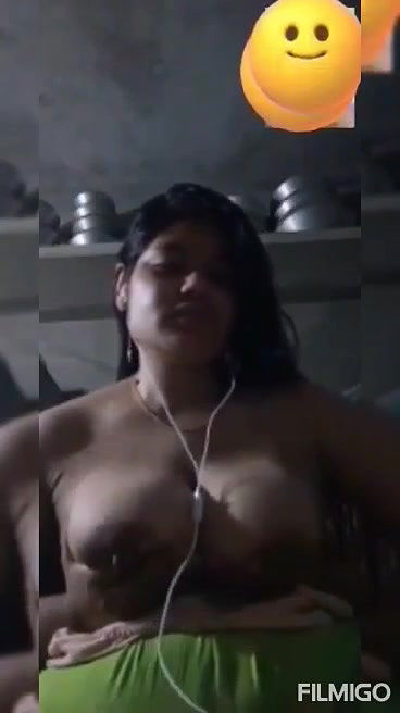 Sexy Girl Playing With Her BigBoobs