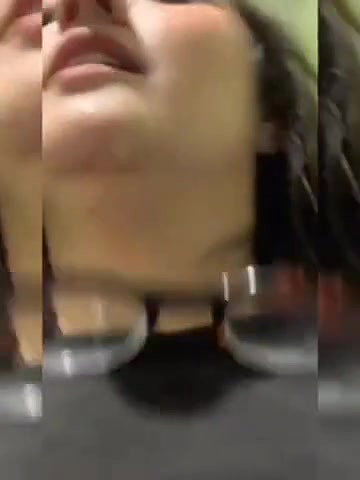 Cute Girl With Glasses Takes Cum All Over Her Face And In Mouth