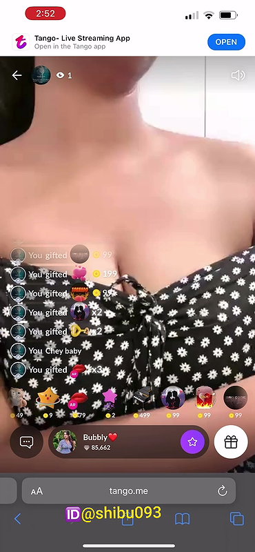 Cute girl nice boobs tango