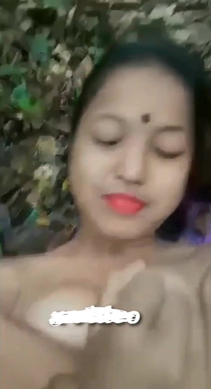 Assame Girl With Lover in Jungle