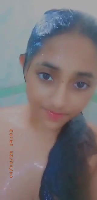 Beautiful Girl Bathing