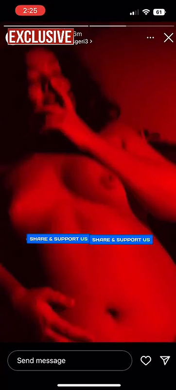 Extremely Hot Showing in Insta