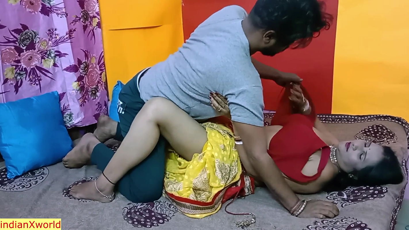 My Desi hot aunty has secret sex with her unmarried devar!! Cum inside pussy