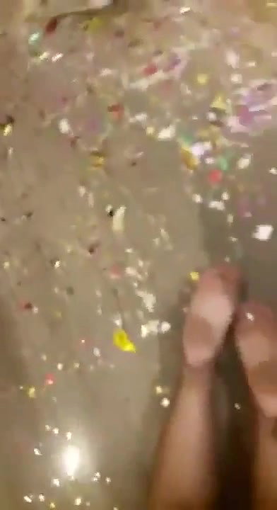 Taking cumshot on body