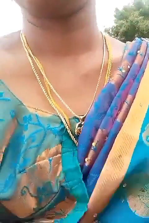 Very beautiful south wife exposing her boobs while going on a bike