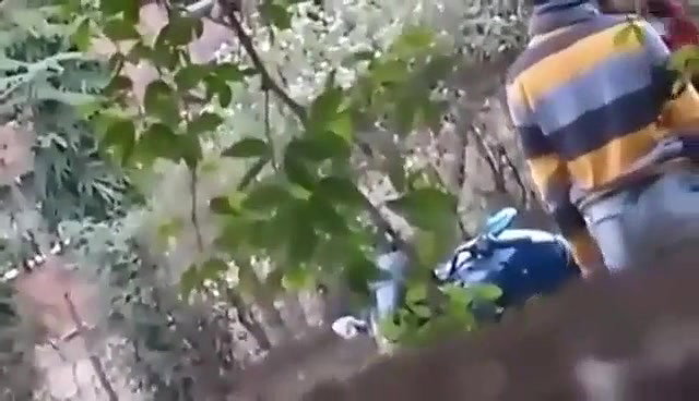 Lovers Outdoor Romance Caught on cam