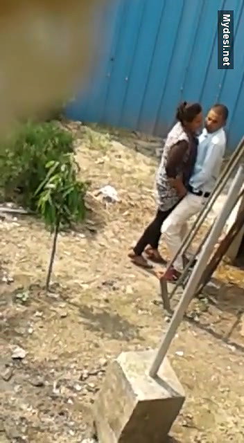 Outdoor quicky standing fucking