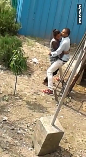 Outdoor quicky standing fucking