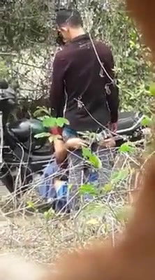 Lovers Caught Fucking in Forest